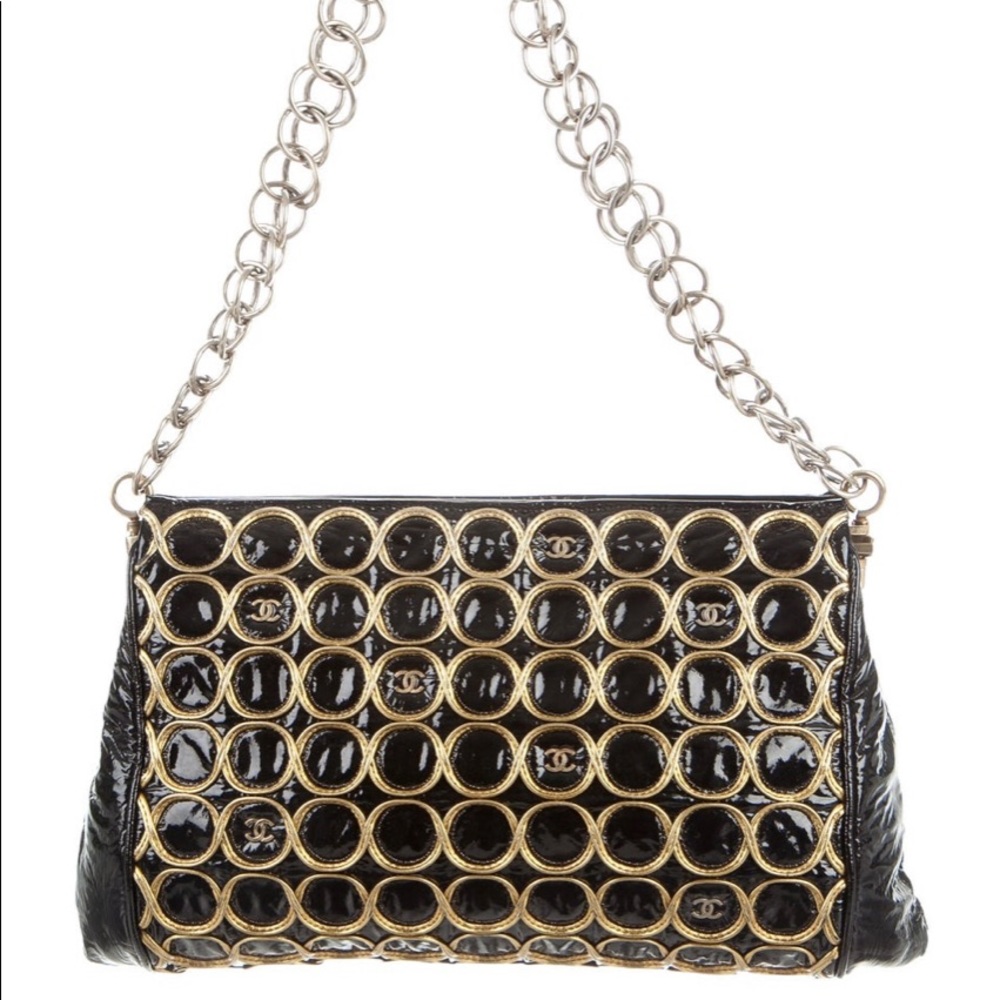 Chanel Embroided Frame Bag